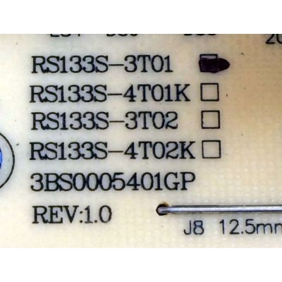 FUENTE DE PODER PARA TV RCA / NUMERO DE PARTE RE46HQ1301 / RS133S-3T01 / 3BS0005401GP / RS133S / MODELOS LED42C45RQ / LED46C45RQ - Imagen 4